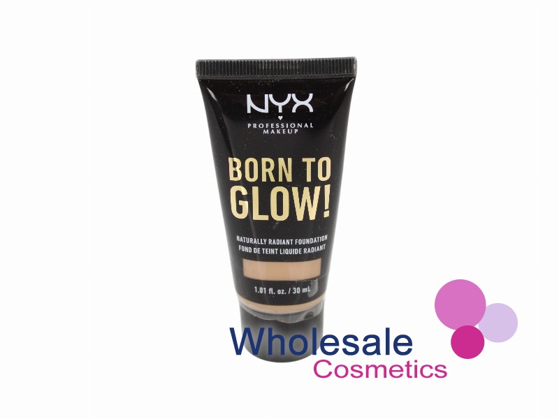 6 x NYX Professional Born to Glow Radiant Foundation - 7.5 SOFT BEIGE